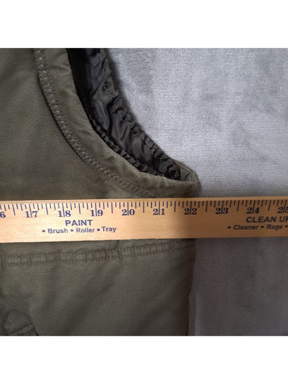 Red Camel LARGE Green Full Zip Vest Sleeveless Lined Pockets Zip Closure Style - Picture 4 of 16
